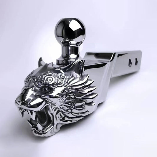 Handmade Tiger Head - Car Tail Trailer Hitch