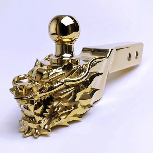 Handmade Noble Dragon Head - Car Tail Trailer Hitch